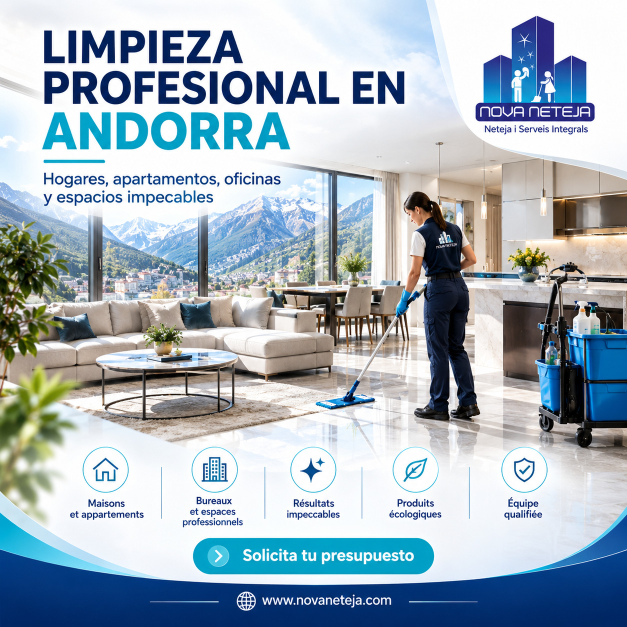 Limpieza Tapicería Andorra para Hogares y Empresas
