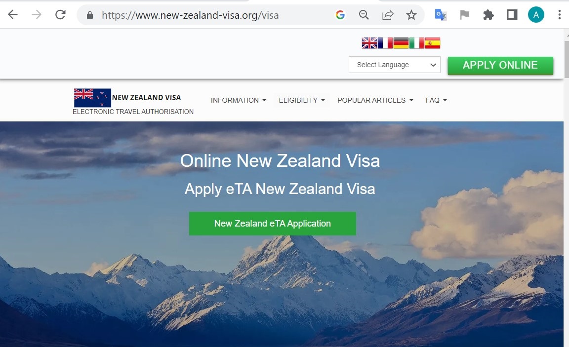 For Hungarian Citizens - NEW ZEALAND Government of New Zealand Electronic Travel Authority NZeTA - Official NZ Visa Online - Új-zélandi elektronikus utazási hatóság, Új-Zéland hivatalos online vízumkérelmező kormánya