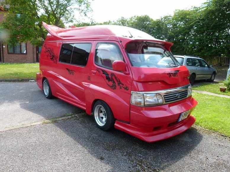 Fully Customized Toyota Hi Ace CamperShow Van