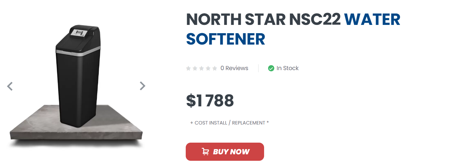 Superior HVAC Service Shop NORTH STAR NSC22 WATER SOFTENER Superior HVAC Service Shop NORTH STAR NSC22 WATER SOFTENER