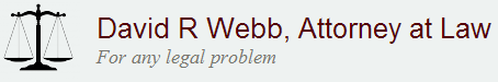 David R Webb, Attorney At Law