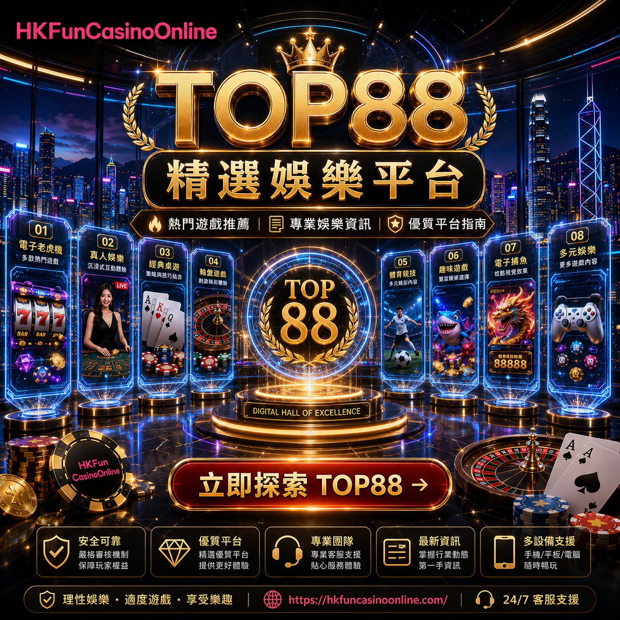 HKFunCasinoOnline 指南 老虎机爆分技巧