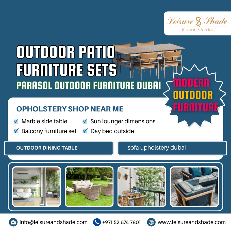 Outdoor Table and Bench – Premium Designs by Leisure and Shade