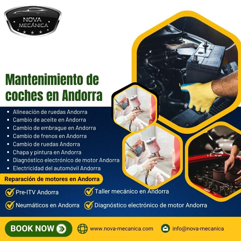 Reparación de coches en Andorra para todas las marcas y modelos