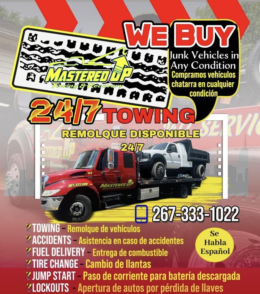 Mastered Up 24 hr Towing