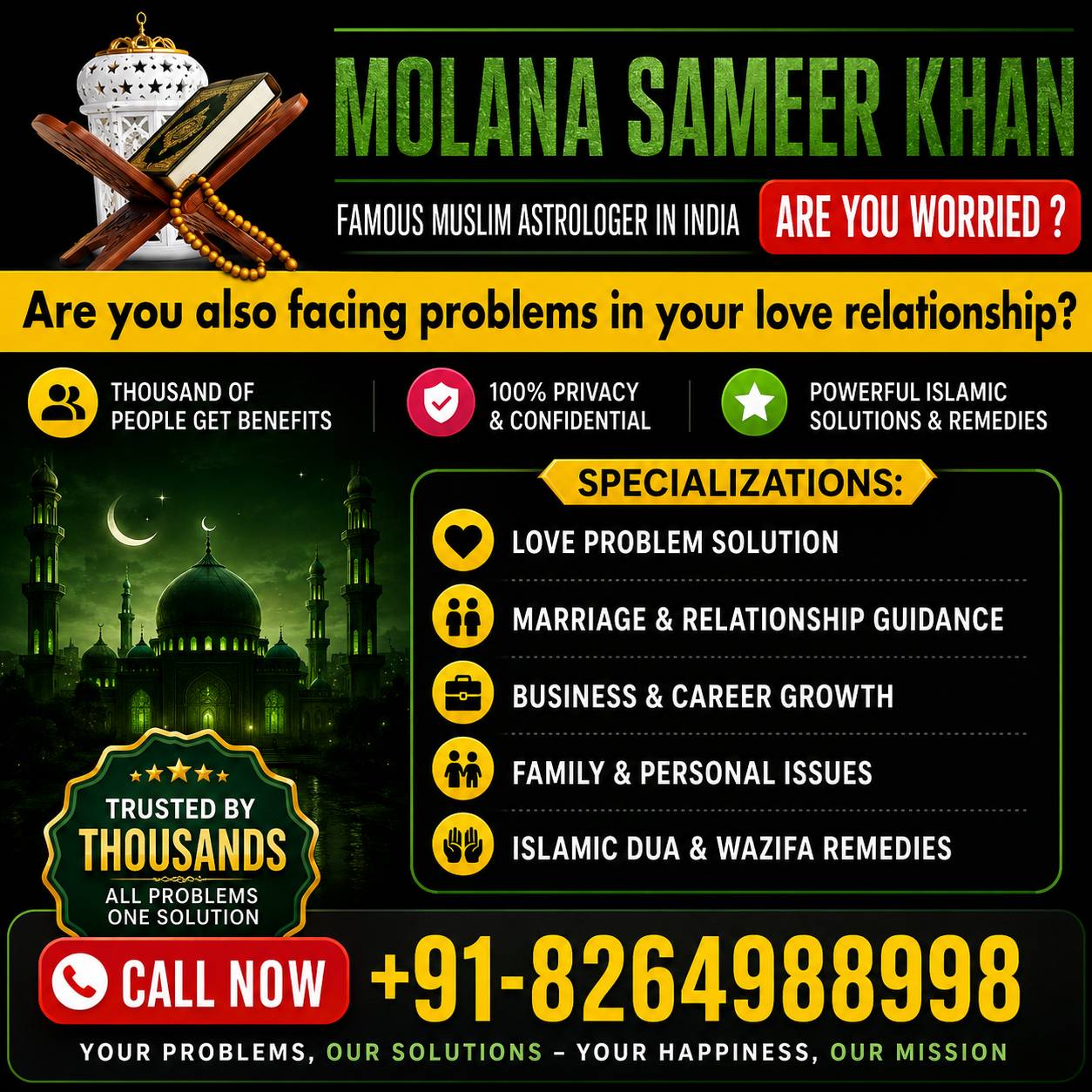 Muslim Astrologer in India | Love, Vashikaran & Black Magic Specialist