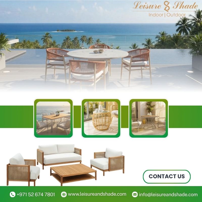 Best Balcony Chair and Table Set for Homes and Apartments in Dubai