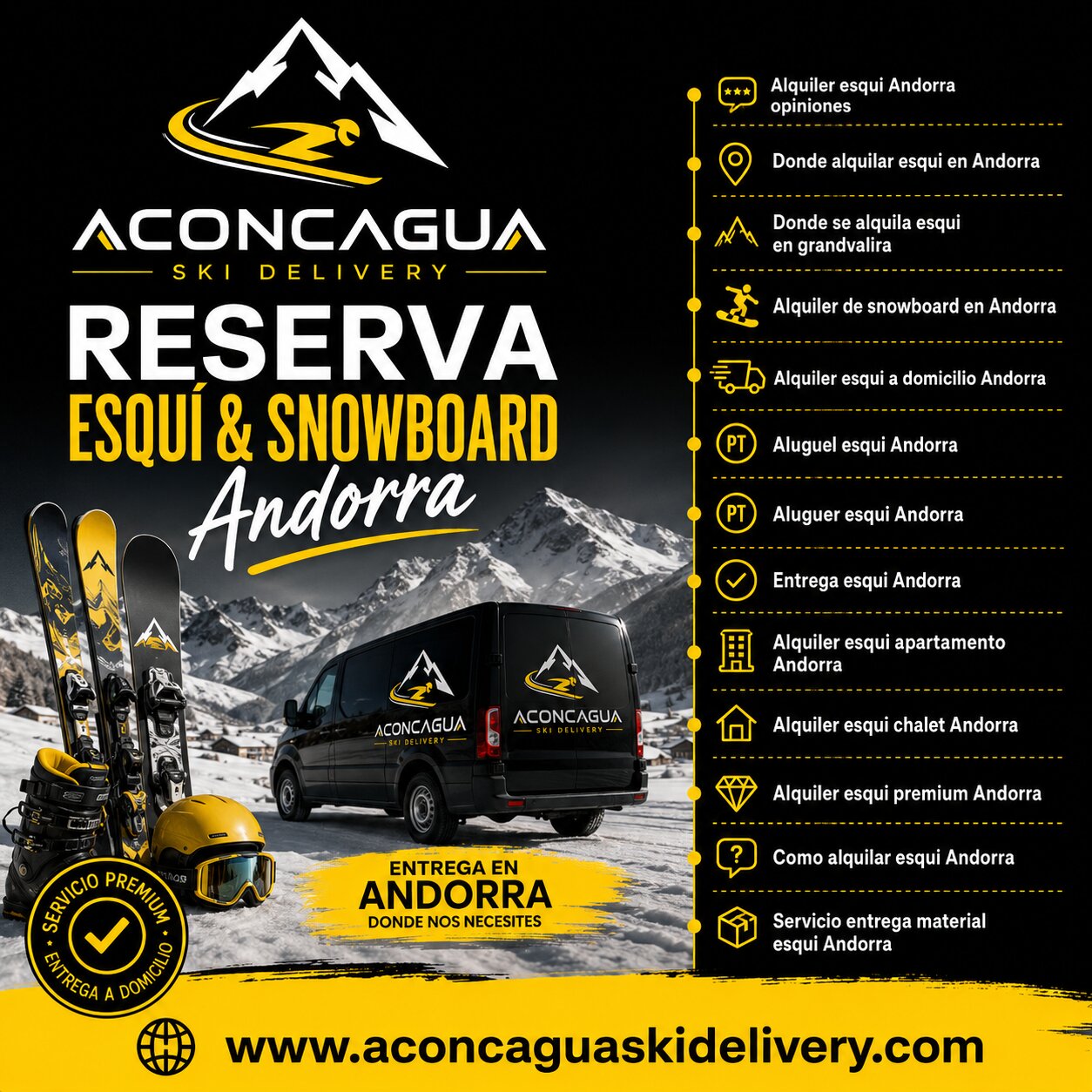 Alquiler esqui premium Andorra para esquiadores exigentes