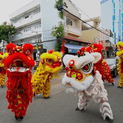 Múa Lân Khai Trương