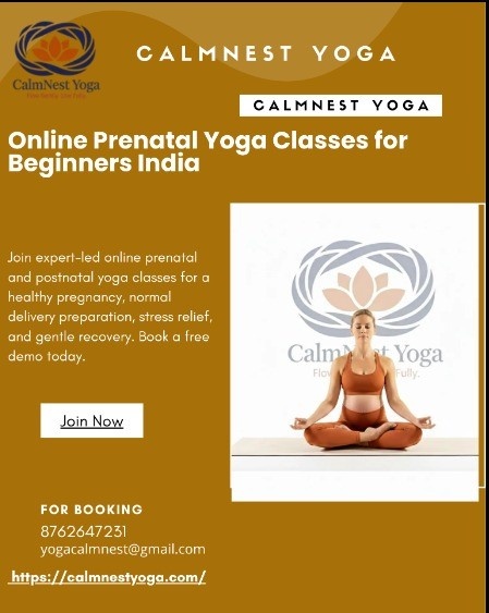 Online Prenatal & Postnatal Yoga Classes | CalmNest Yoga