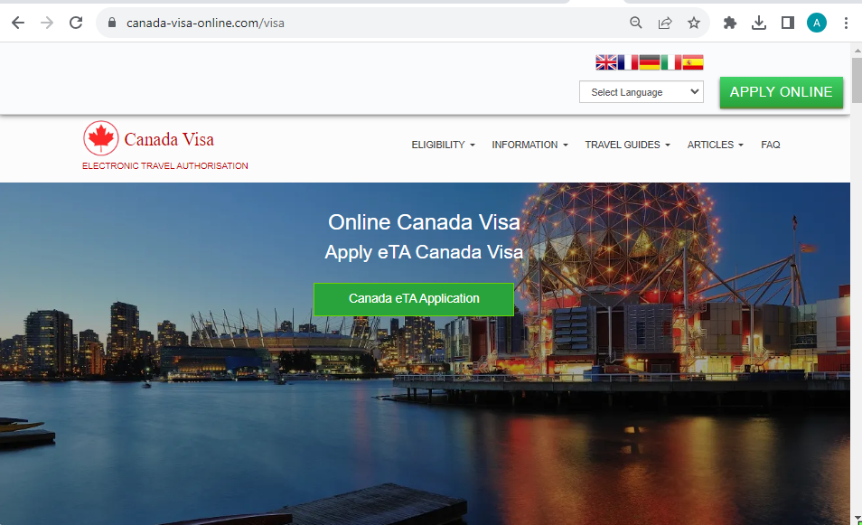 CANADA  Official Government Immigration Visa Application Online  USA AND ALBANIAN CITIZENS - Aplikimi online për vizë në Kanada - Vizë zyrtare