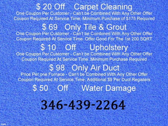 Carpet Cleaner in Katy Texas