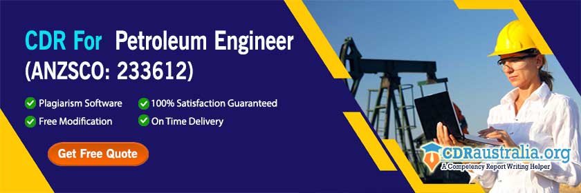 CDR For Petroleum Engineer (ANZSCO: 233612) At CDRAustralia.Org - Engineers Australia