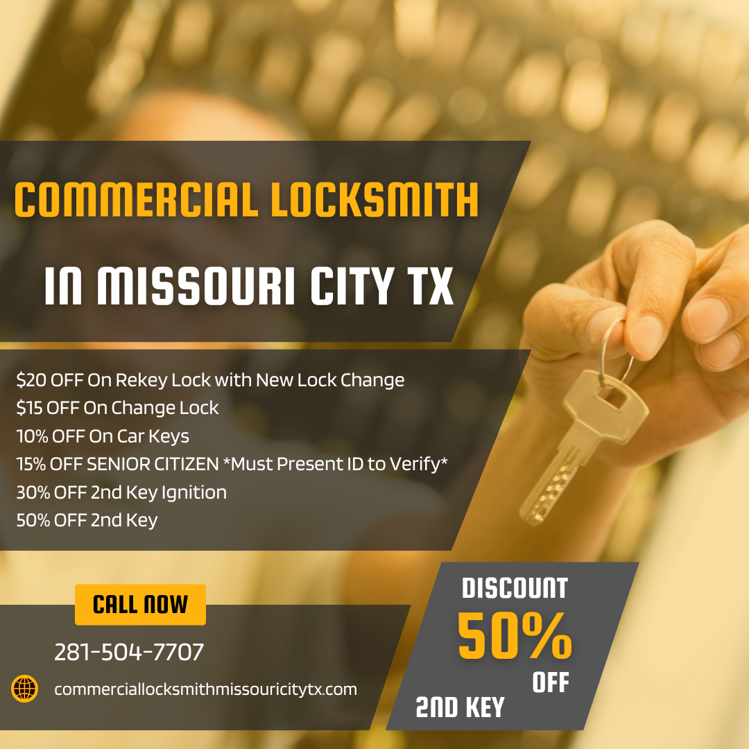 Commercial Locksmith In Missouri City TX