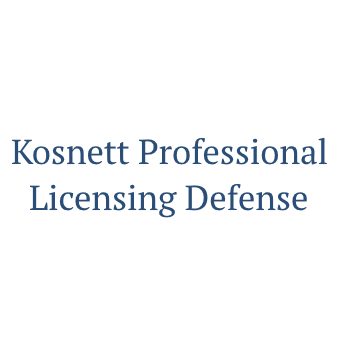 Kosnett Professional Licensing Defense