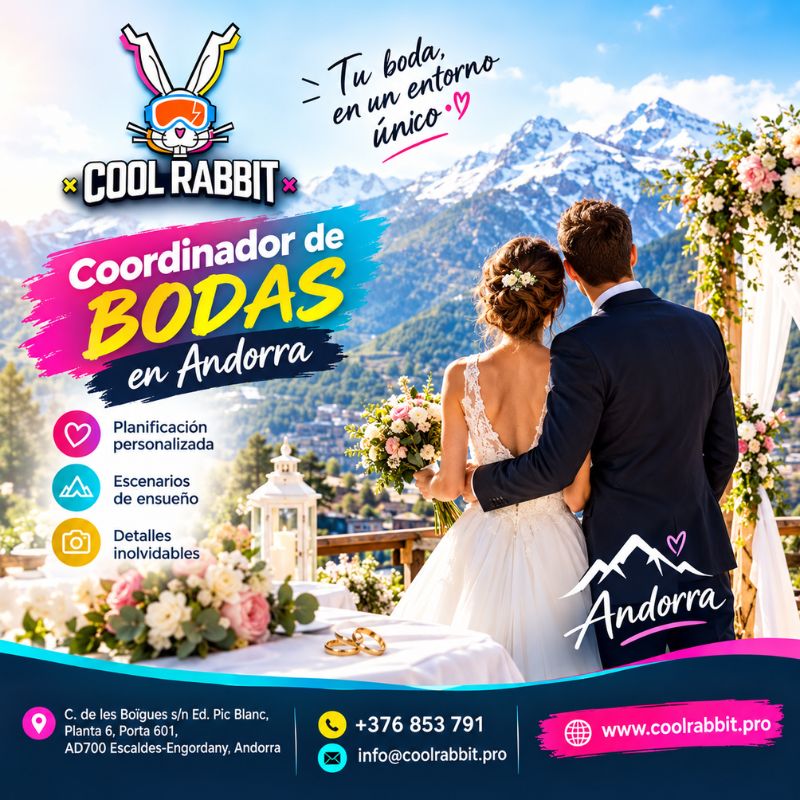 Coordinador de bodas en Andorra para bodas únicas y personalizadas