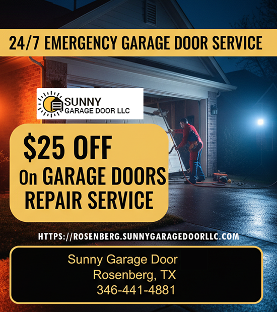 Sunny Garage Door Rosenberg TX