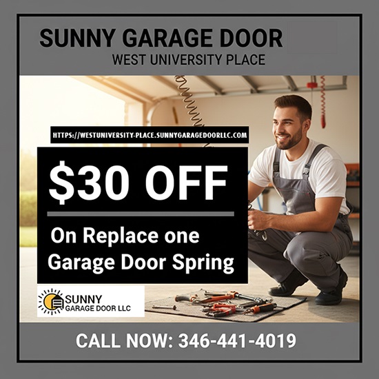 Sunny Garage Door West University TX