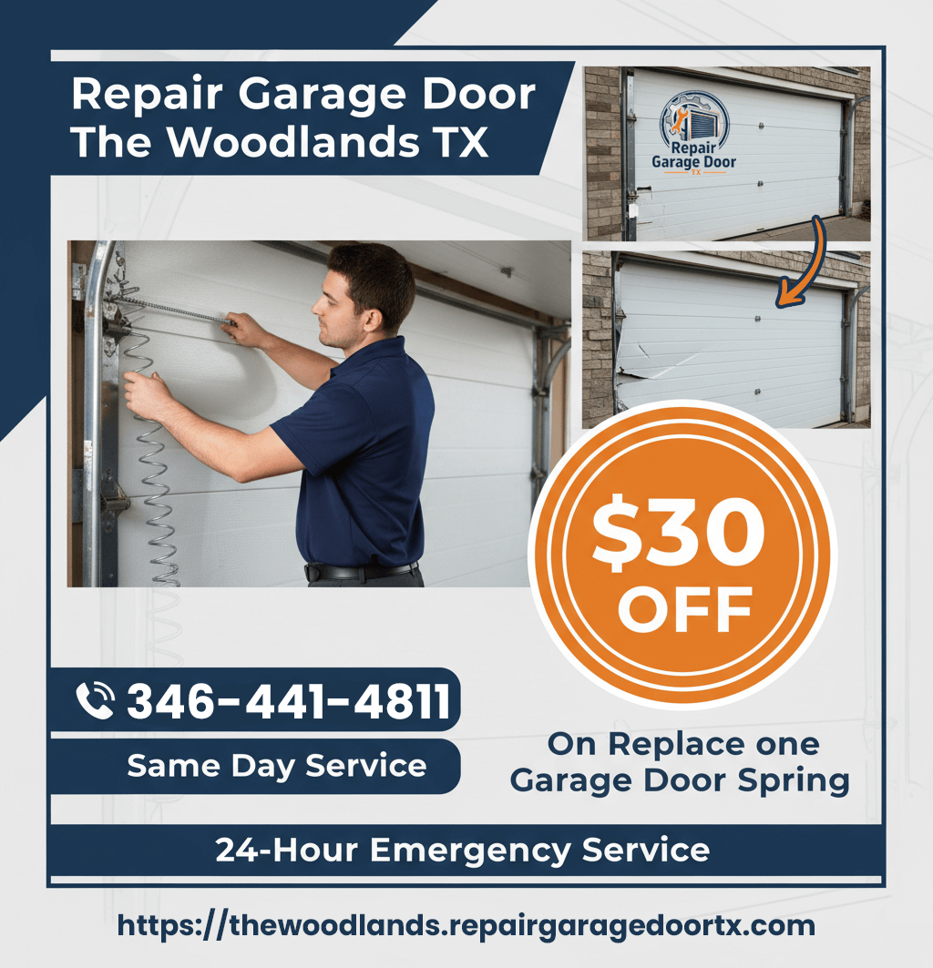 Repair Garage Door the Woodlands TX