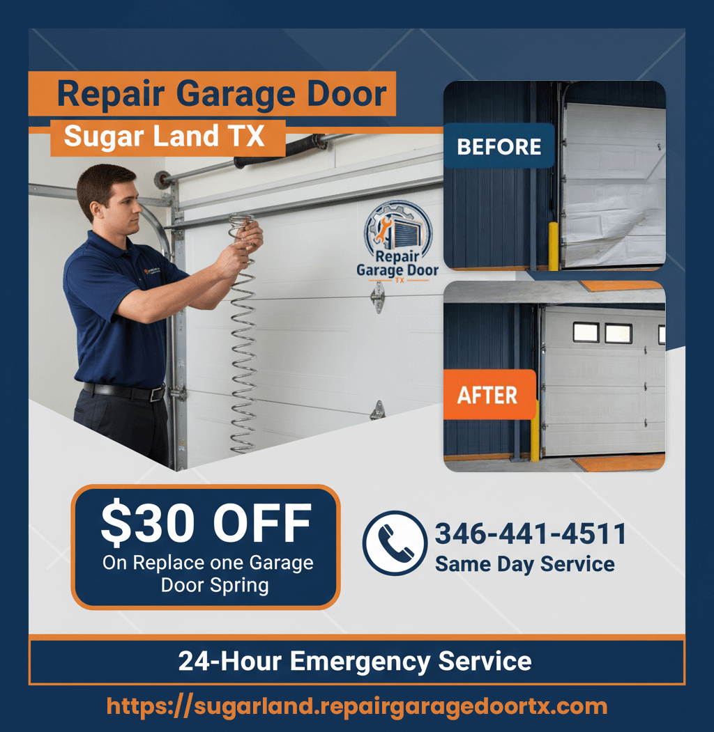 Repair Garage Door Sugar Land TX