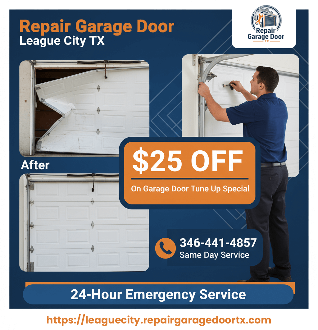 Repair Garage Door League City TX 