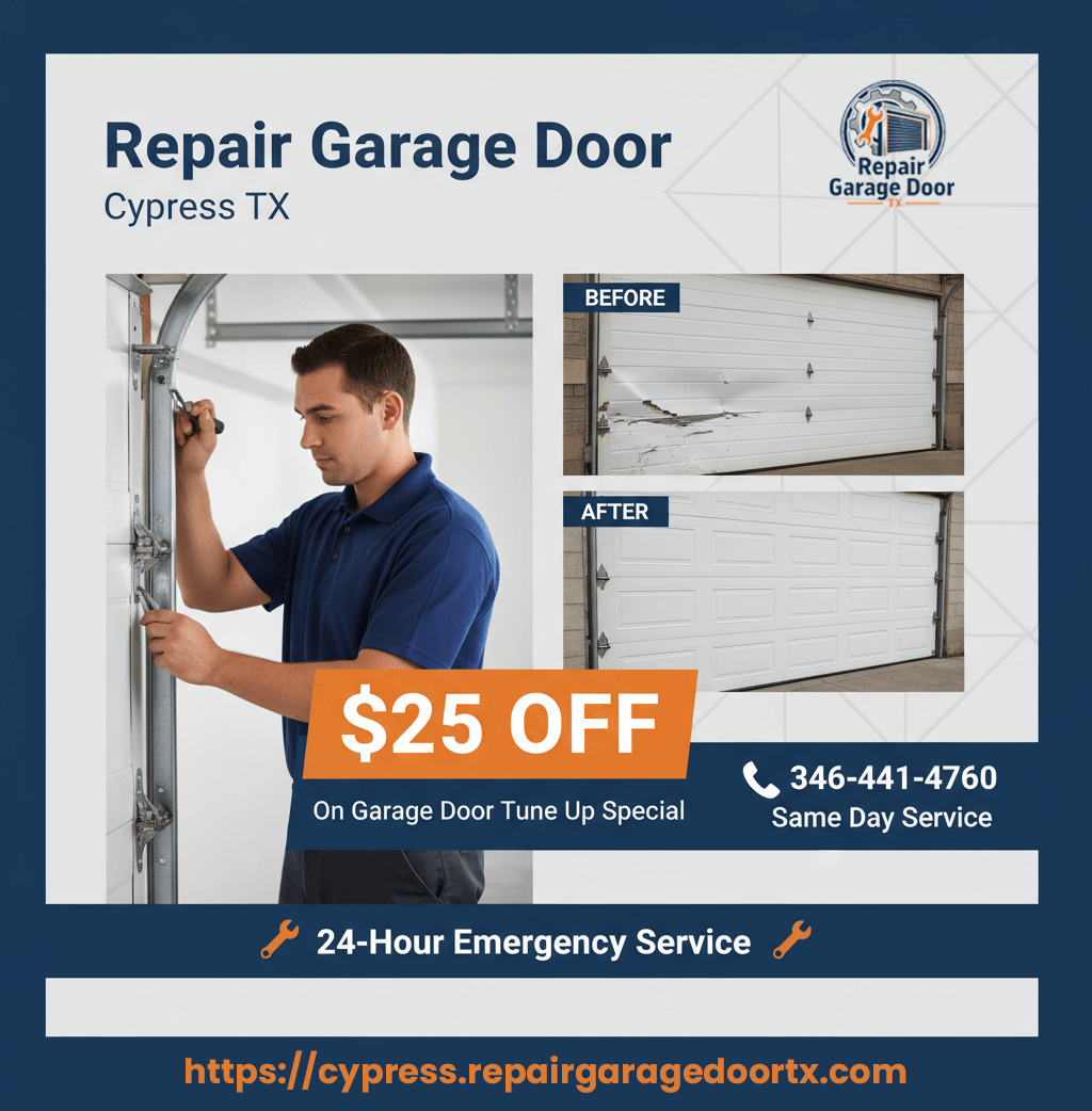 Repair Garage Door Cypress TX