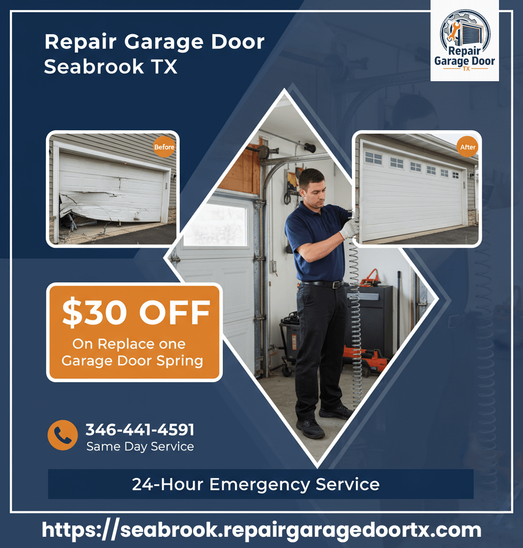 Repair Garage Door Seabrook TX