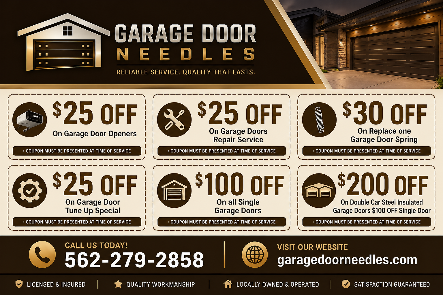 Garage Door Needles