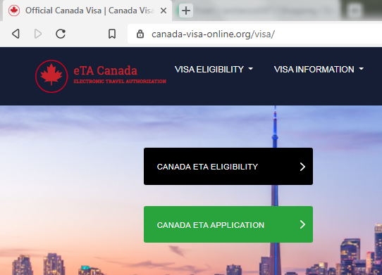 CANADA Official Government Immigration Visa Application Online SPANISH CITIZENS - Solicitud oficial de visa en línea de inmigración de Canadá