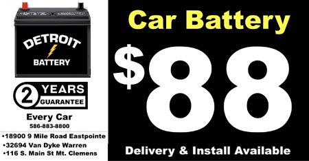 Detroit Battery S88.00