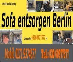 Sofa entsorgen Preis 80 Euro
