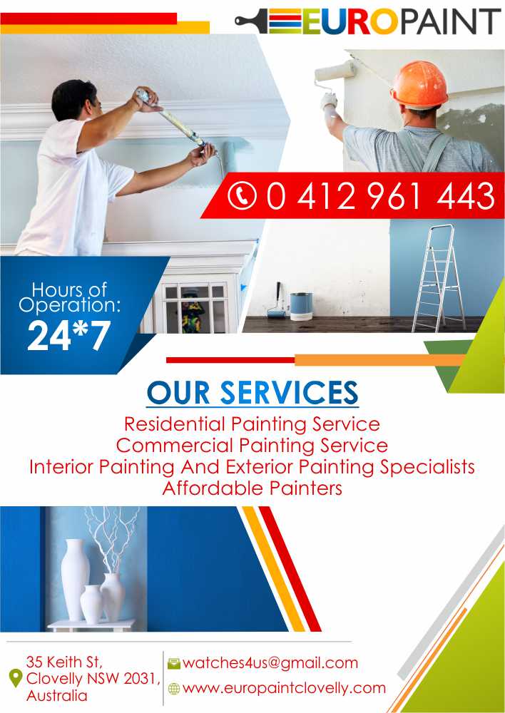 Euro Paint | Professional painting services In Clovelly