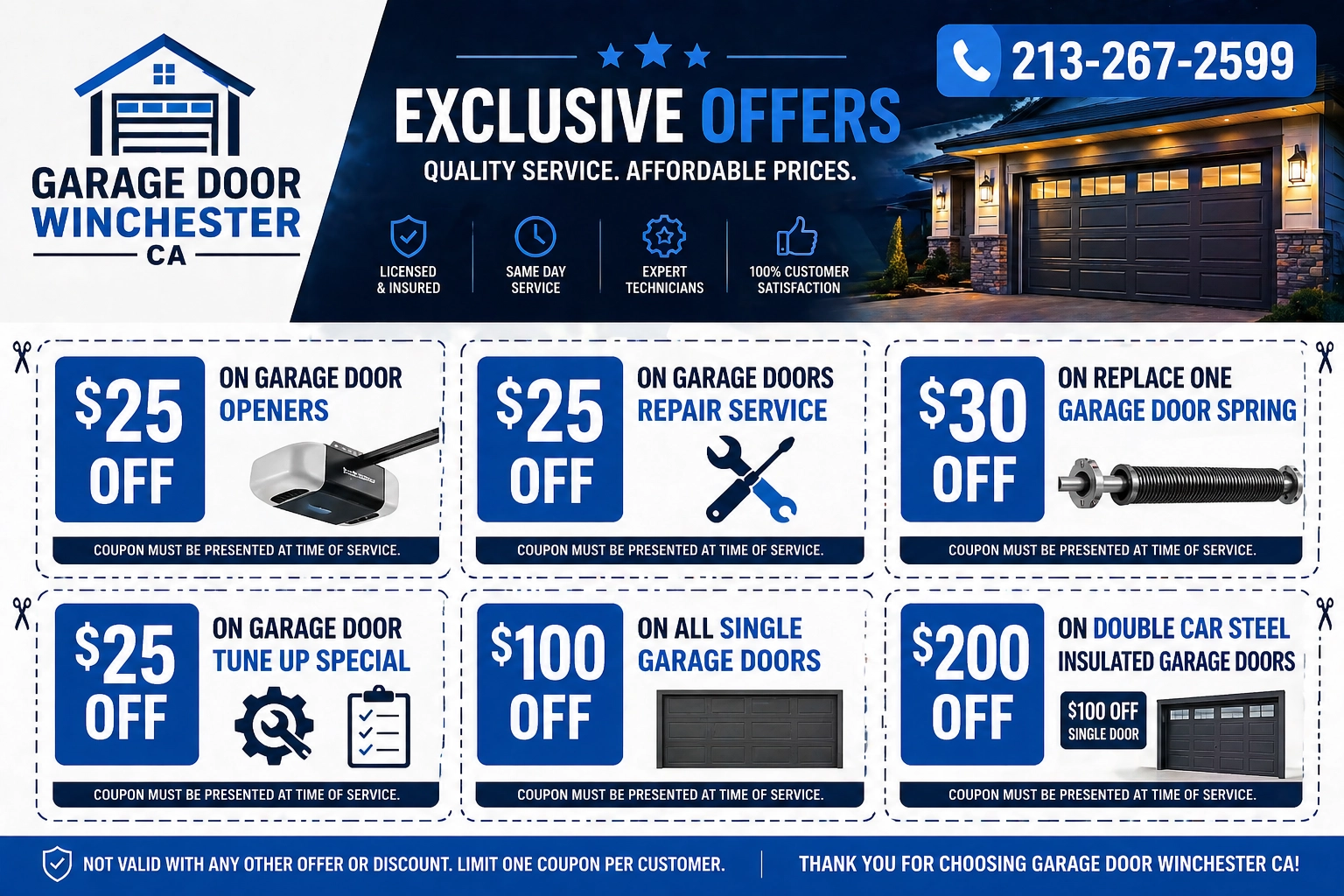 Garage Door Winchester CA