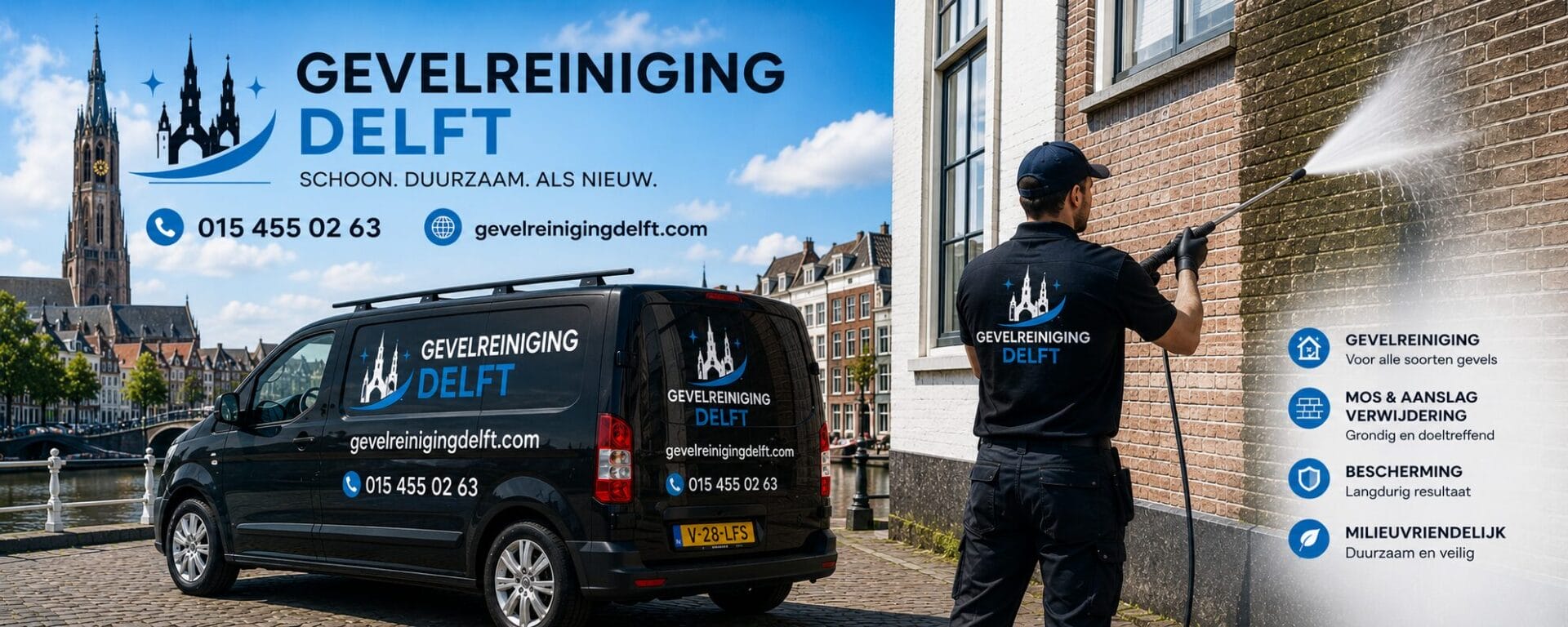 Gevelreiniging Delft