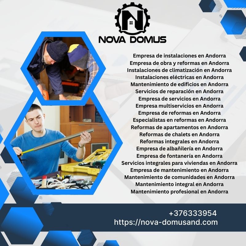 Servicios Profesionales de Reformas de Baño Andorra | Nova Domusand