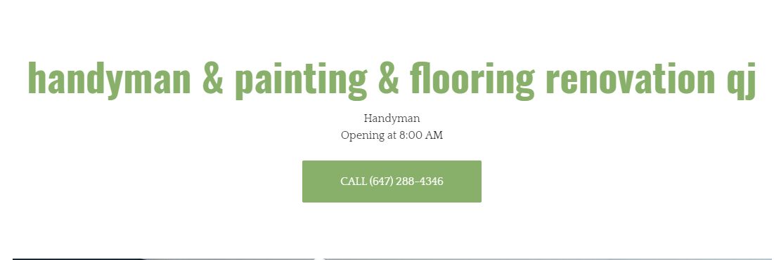 handyman painting flooring renovation qj