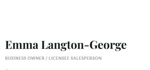Emma Langton-George - Ray White Real Estate
