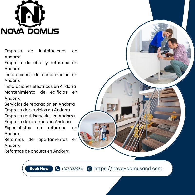 Soluciones profesionales para reformas de baño Andorra – Nova Domusand