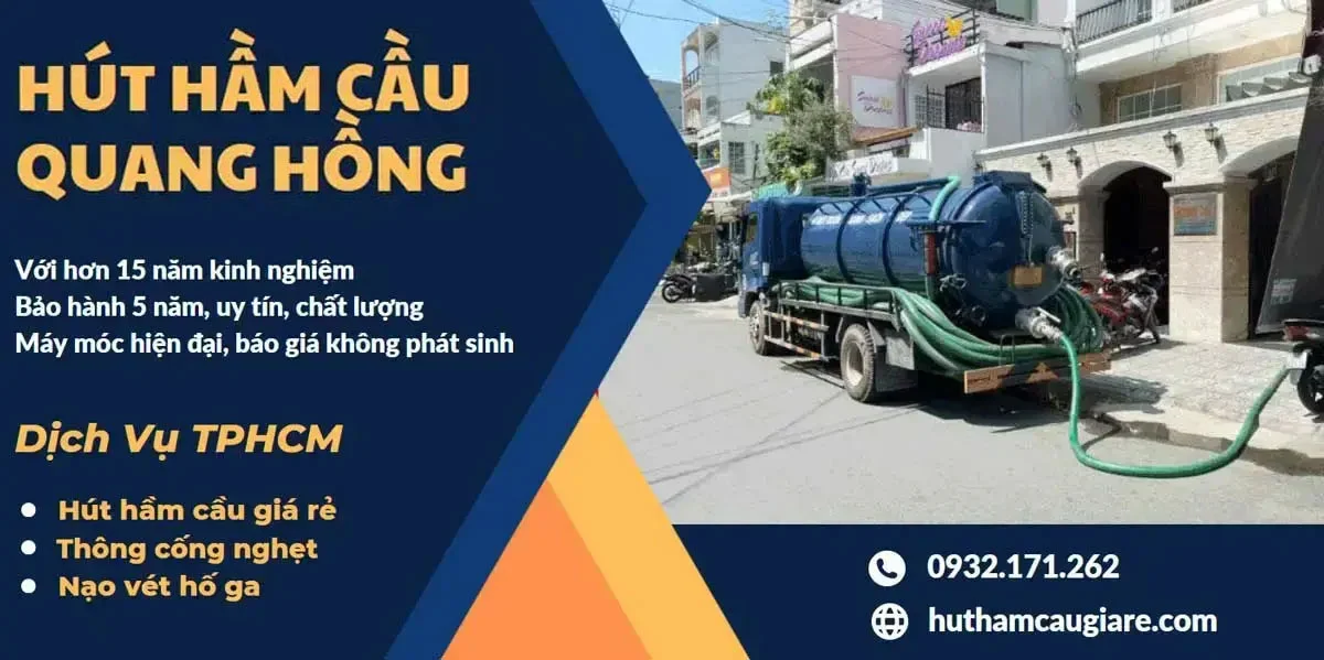 Hút hầm cầu Quang Hồng
