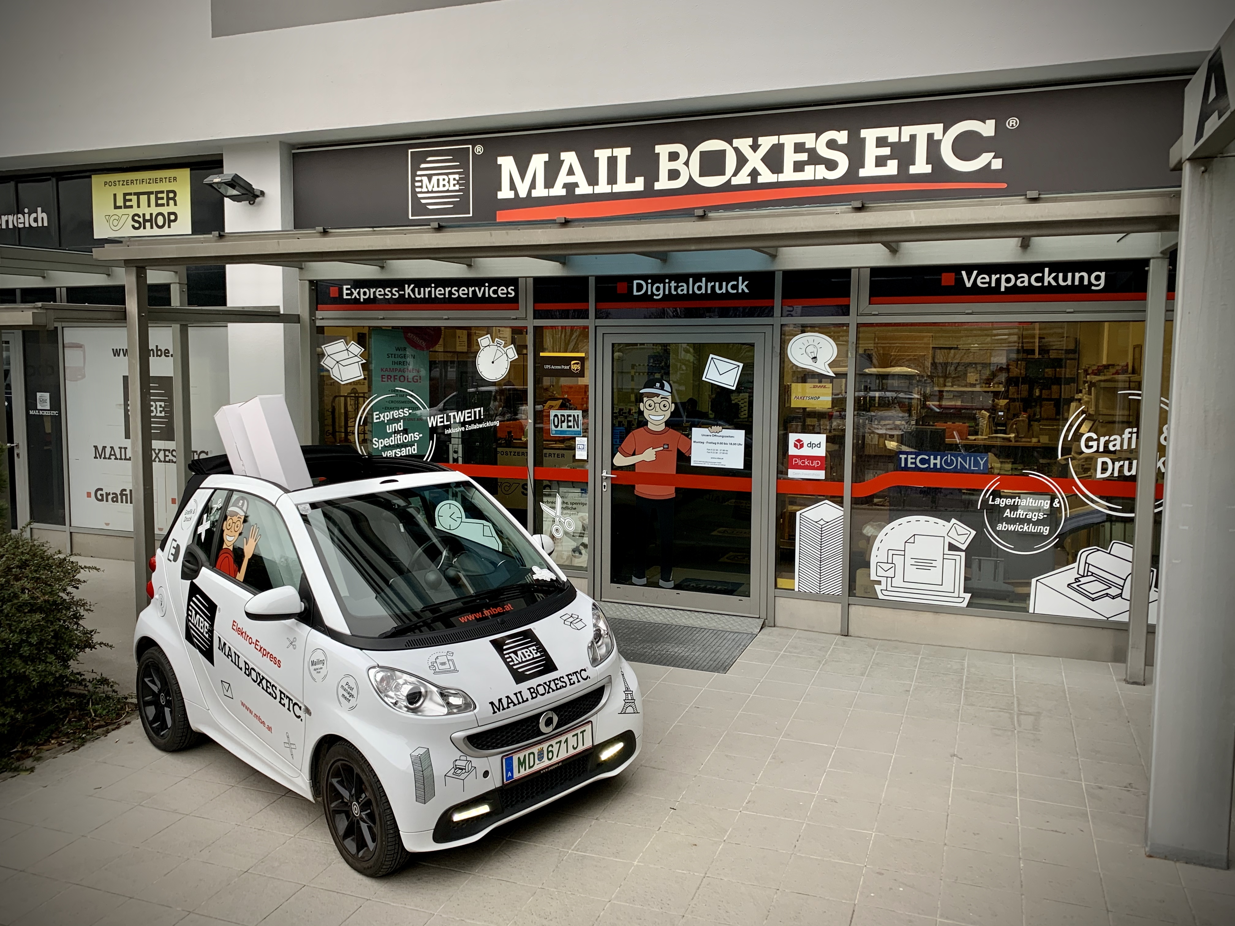 Mail Boxes Etc. - Versand, Verpackung, Grafik & Druck