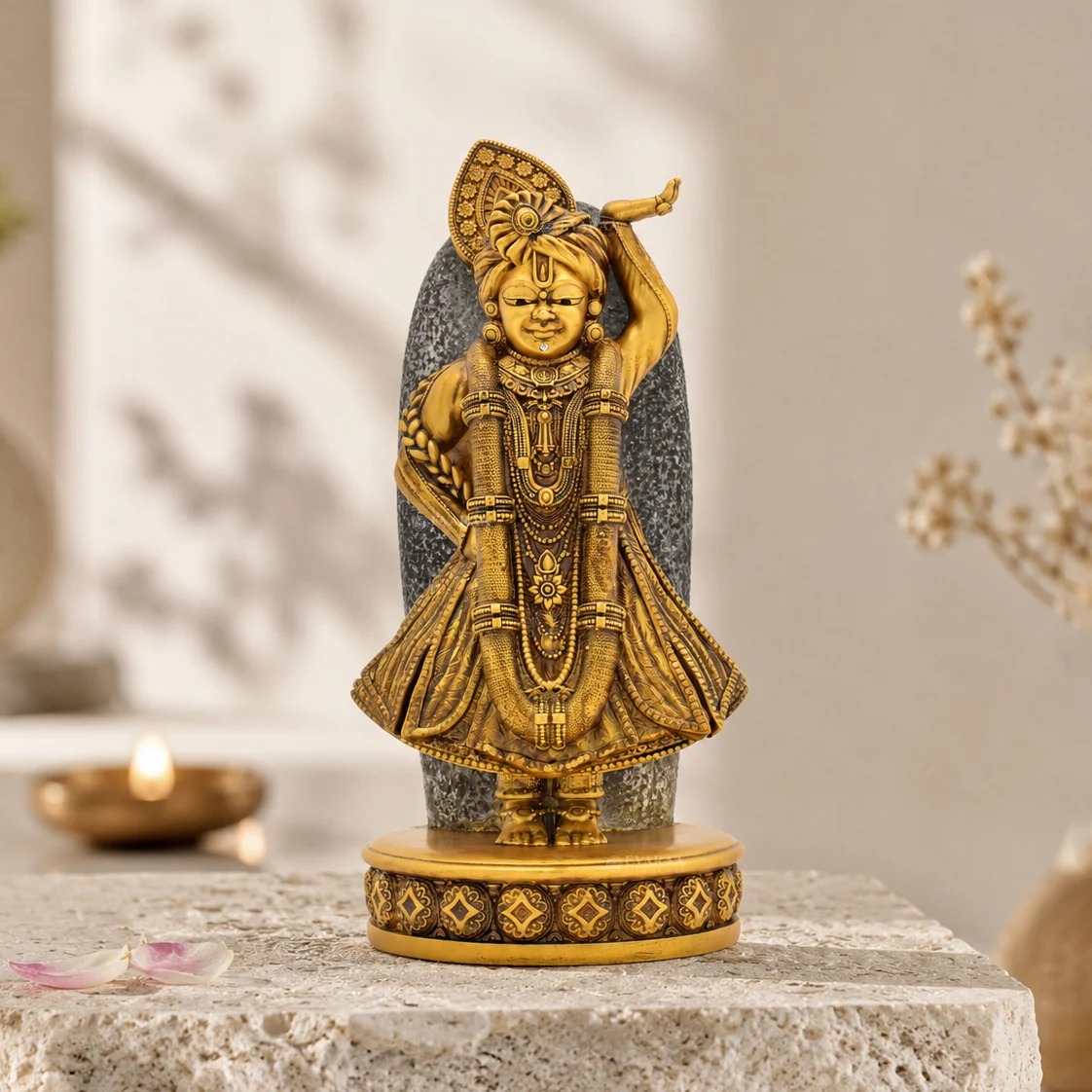 Evaraa - Shrinathji Idols for Car Dashboard