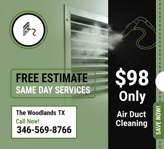 Air Duct Vent Cleaning The Woodlands TX