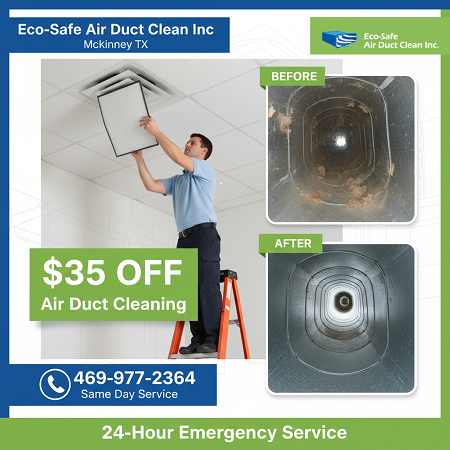  Eco Safe Air Duct Cleaning Mckinney TX 