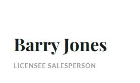 Barry Jones - Ray White