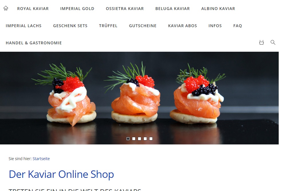 Kaviar Online Shop - Kaviar online kaufen!