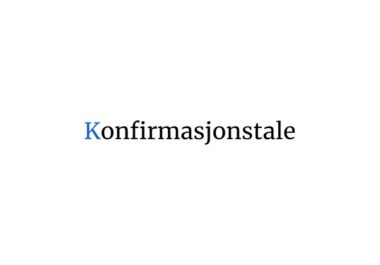 Konfirmasjonstale