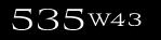 535W43