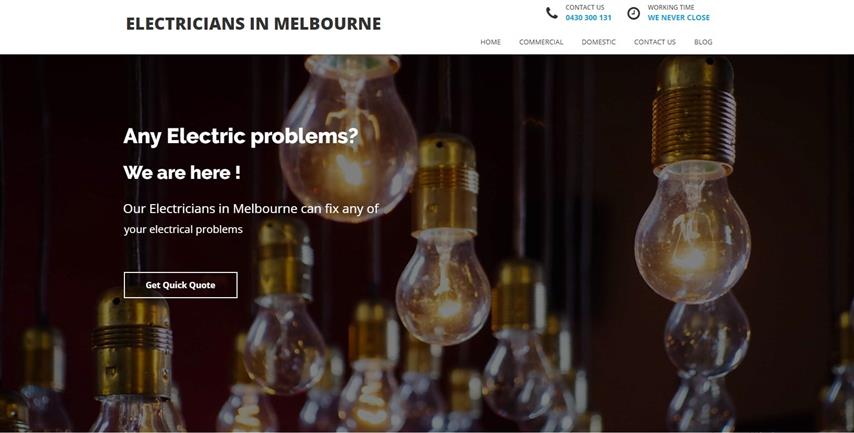 ELECTRICIANS IN MELBOURNE