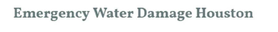 Emergency Water Damage Houston