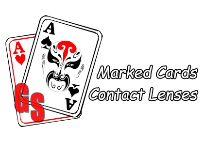Marked cards contact lenses